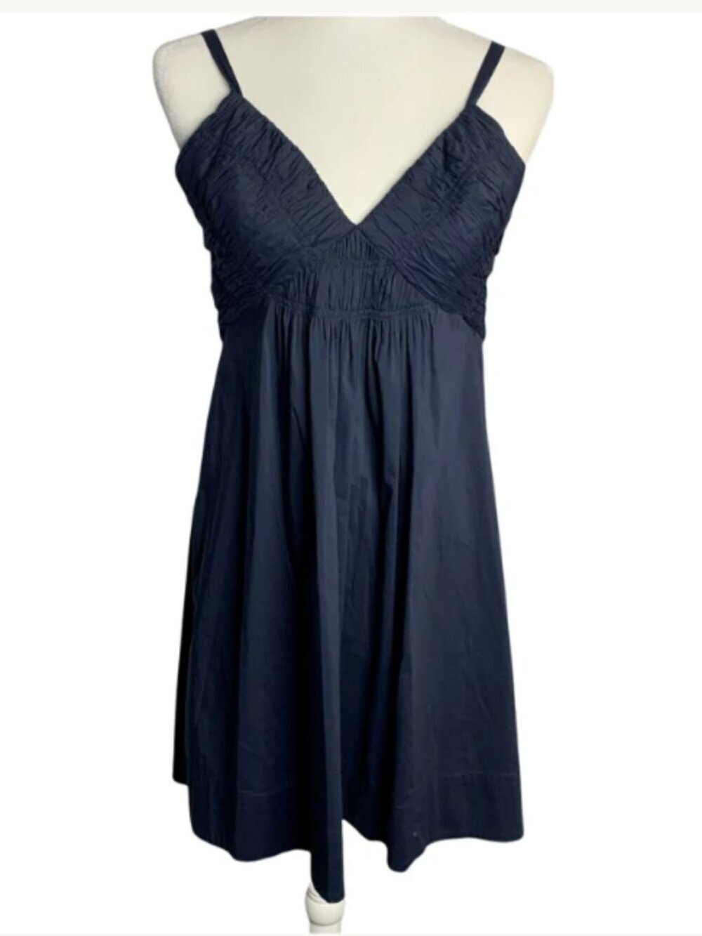 (NWT) BCBGMaxazria — woven dress, in midnight blue/navy
